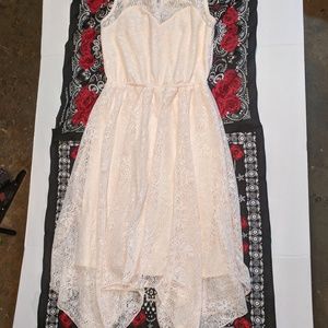 Delicate Country Style Lace Summer Dress - S